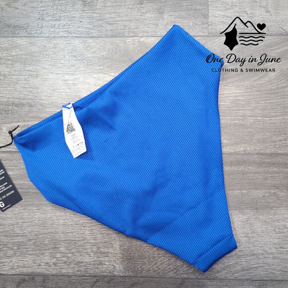Puma Ribbed High Cut Bikini Bottom Size L - Picture 5 of 5